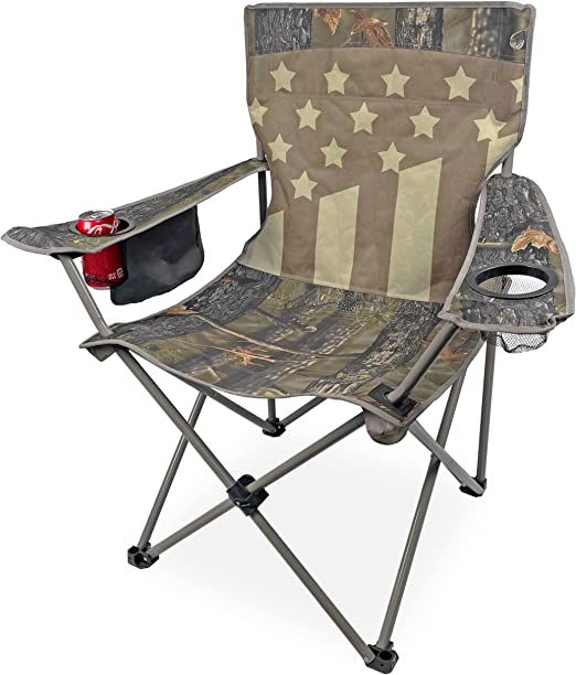 Black Sierra XL Flag Chair