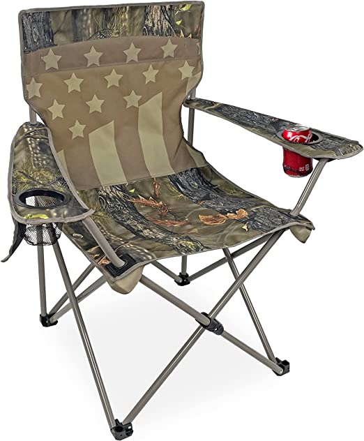 Black Sierra XL Flag Chair