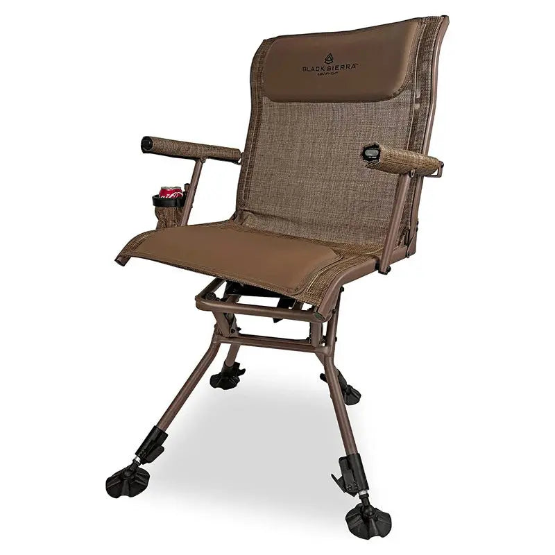 Black Sierra Nitro Pro Swivel Chair