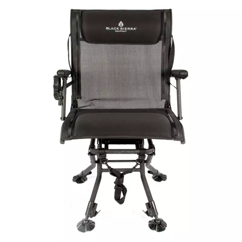 Black Sierra Nitro Pro Swivel Chair