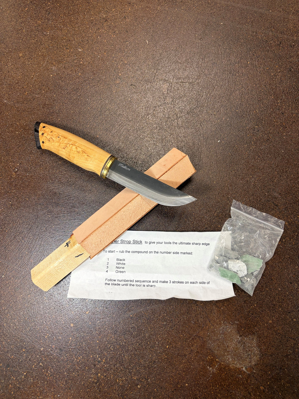 Leather Stroup Stick