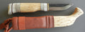 Tundra Puukko Knife with Wood & Leather Sheath